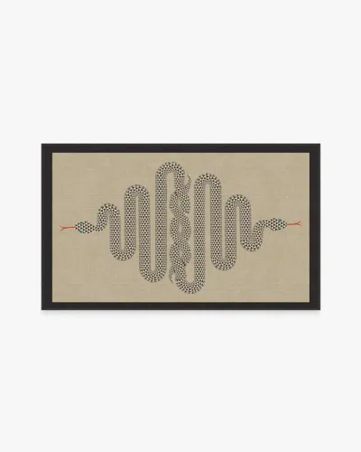 Ruggable Venom Neutral Flatwoven Rug By Jonathan Adler In Multi