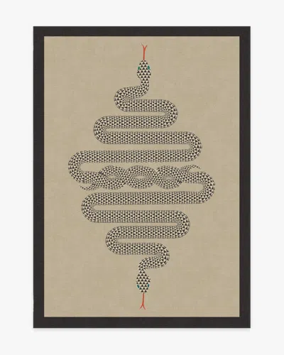 Ruggable Venom Neutral Flatwoven Rug By Jonathan Adler In Brown