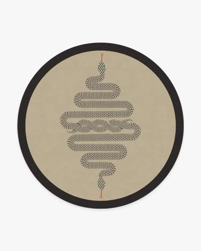 Ruggable Venom Neutral Flatwoven Rug By Jonathan Adler In Brown