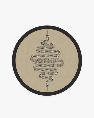 Ruggable Venom Neutral Flatwoven Rug By Jonathan Adler In Brown