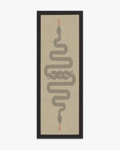 Ruggable Venom Neutral Flatwoven Rug By Jonathan Adler In Animal Print