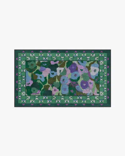 Ruggable Vera Green & Plum Flatwoven Rug By Jungalow