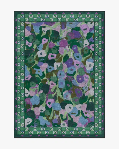 Ruggable Vera Green & Plum Flatwoven Rug By Jungalow