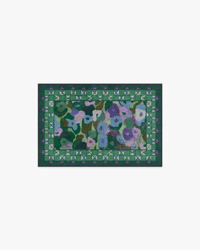 Ruggable Vera Green & Plum Flatwoven Rug By Jungalow