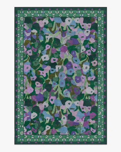Ruggable Vera Green & Plum Flatwoven Rug By Jungalow