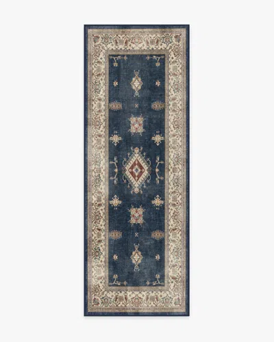 Ruggable Verena Sapphire Flatwoven Rug In Blue