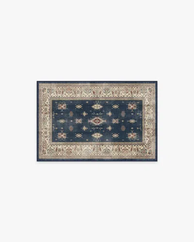 Ruggable Verena Sapphire Flatwoven Rug In Blue