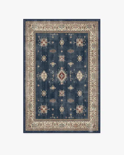 Ruggable Verena Sapphire Flatwoven Rug In Blue