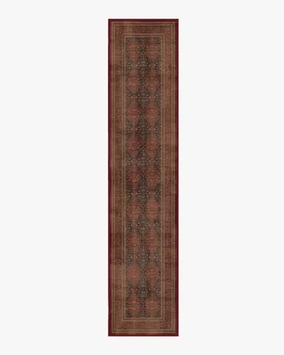Ruggable Vesper Amber Red Flatwoven Rug In Brown