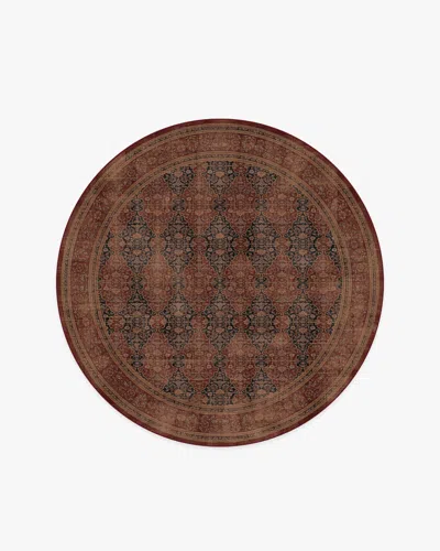 Ruggable Vesper Amber Red Flatwoven Rug In Brown