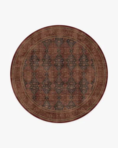 Ruggable Vesper Amber Red Flatwoven Rug In Brown