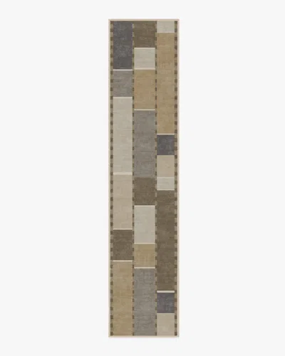 Ruggable Vienna Beige & Stone Flatwoven Rug By Michael Michalsky In Multi