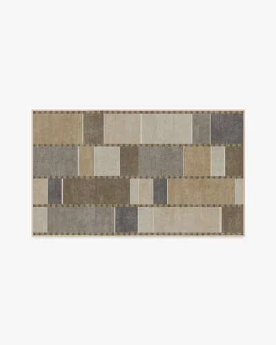 Ruggable Vienna Beige & Stone Flatwoven Rug By Michael Michalsky In Brown