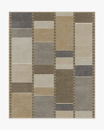 Ruggable Vienna Beige & Stone Flatwoven Rug By Michael Michalsky In Brown