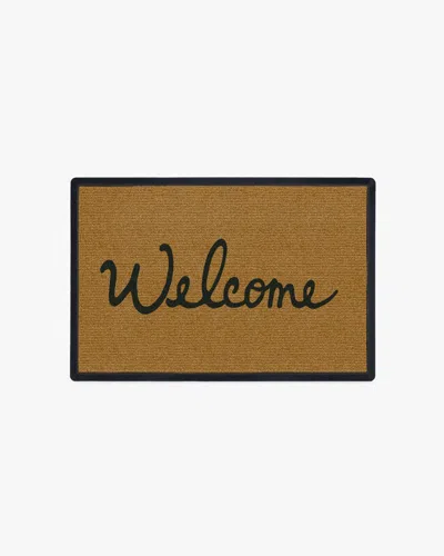 Ruggable Warm Welcome Washable Doormat In Brown