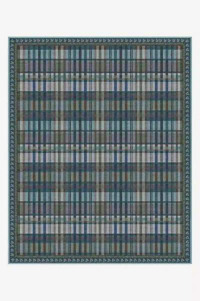 Ruggable Washable Plaid Adrienne Tufted Rug In Blue