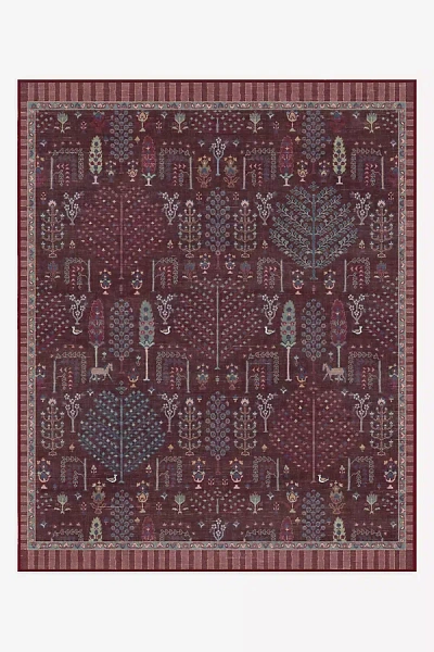 Ruggable Washable Scenic Dorian Tufted Rug In Burgundy