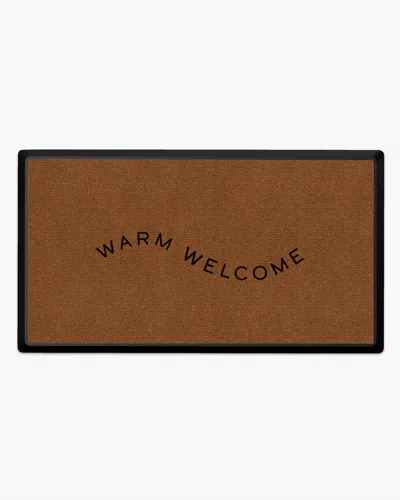 Ruggable Wave Welcome Large Doormat In Brown