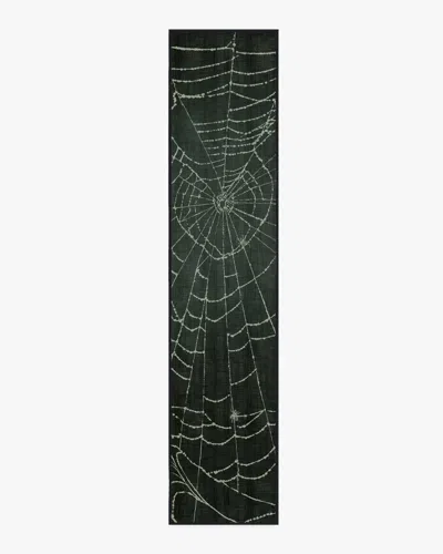 Ruggable Web Soft Black Flatwoven Rug