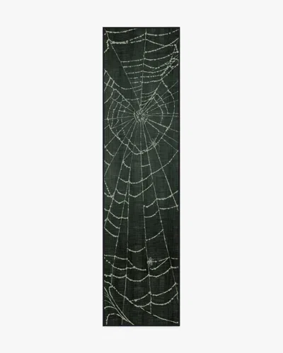 Ruggable Web Soft Black Flatwoven Rug