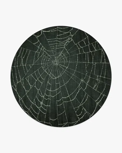 Ruggable Web Soft Black Flatwoven Rug