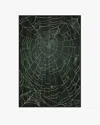 Ruggable Web Soft Black Flatwoven Rug In Black