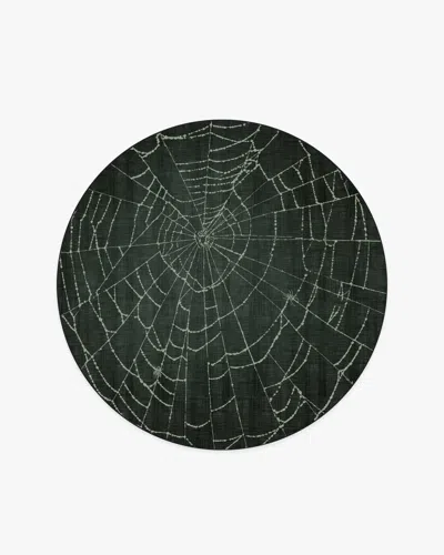 Ruggable Web Soft Black Flatwoven Rug