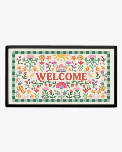 Ruggable Welcome Sunshine Large Doormat In Multi