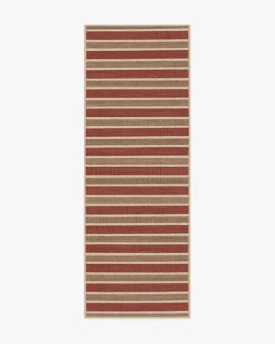 Ruggable Wells Red & Natural Re-jute Rug
