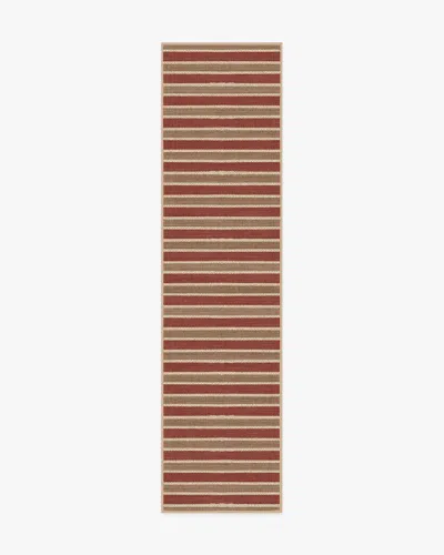 Ruggable Wells Red & Natural Re-jute Rug