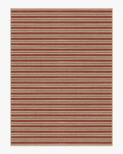 Ruggable Wells Red & Natural Re-jute Rug