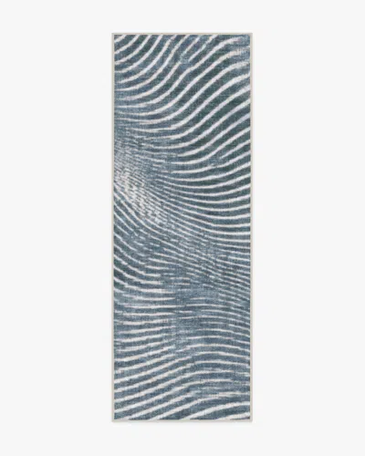 Ruggable Wesley Blue Flatwoven Rug