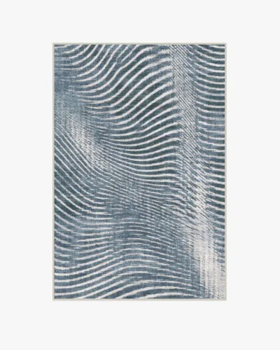 Ruggable Wesley Blue Flatwoven Rug