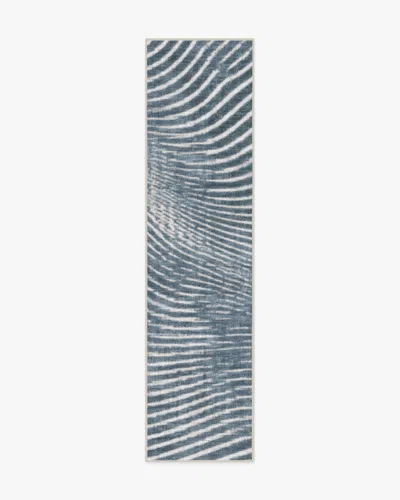 Ruggable Wesley Blue Flatwoven Rug