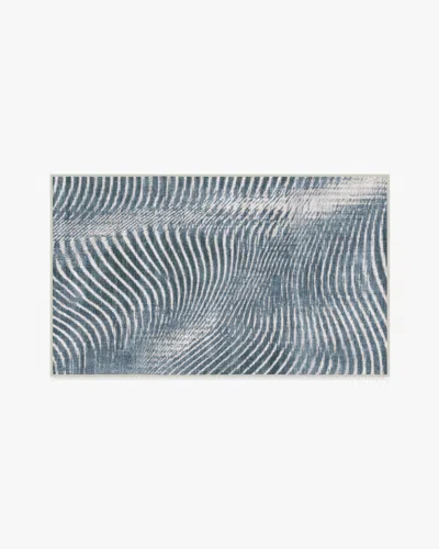 Ruggable Wesley Blue Flatwoven Rug