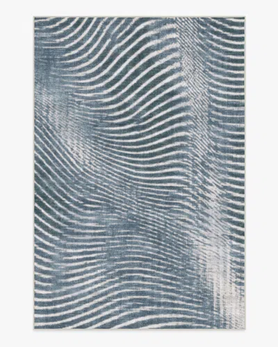 Ruggable Wesley Blue Flatwoven Rug