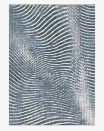 Ruggable Wesley Blue Flatwoven Rug