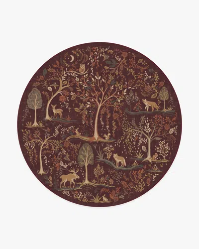Ruggable Wilder Burgundy Multicolor Flatwoven Rug