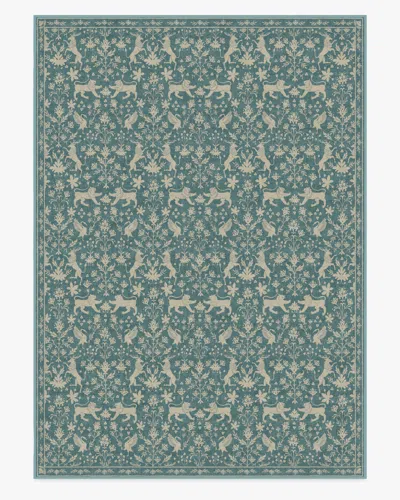 Ruggable Wintermere Soft Teal Flatwoven Rug In Blue