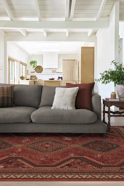 Ruggable Zareen Scarlet Red Flatwoven Rug