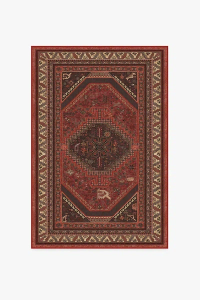Ruggable Zareen Scarlet Red Flatwoven Rug