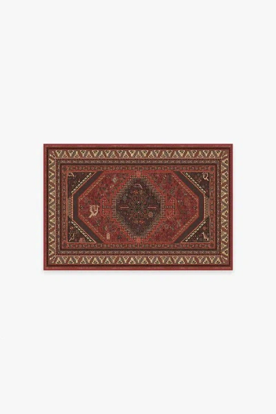 Ruggable Zareen Scarlet Red Flatwoven Rug