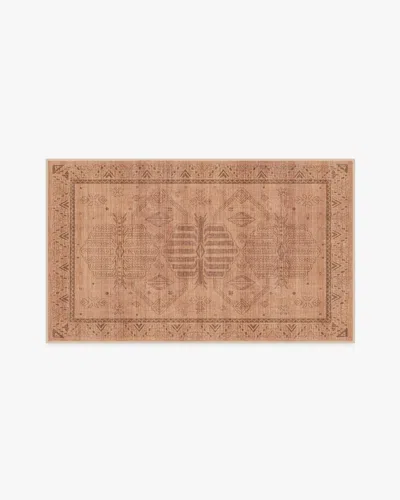 Ruggable Zariah Rose & Rust Flatwoven Rug In Brown