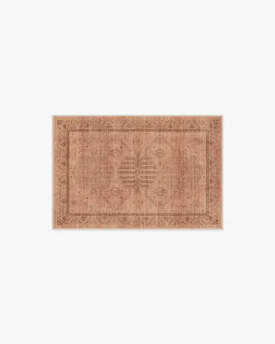 Ruggable Zariah Rose & Rust Flatwoven Rug In Brown