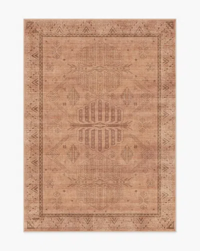 Ruggable Zariah Rose & Rust Flatwoven Rug In Multi