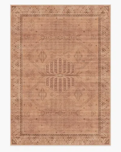 Ruggable Zariah Rose & Rust Flatwoven Rug In Multi