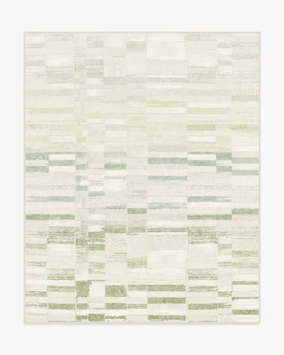 Ruggable Zellige Green Flatwoven Rug