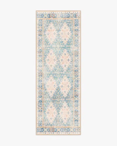 Ruggable Zosia Blue Flatwoven Rug In Multi