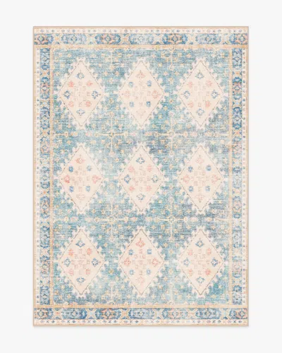 Ruggable Zosia Blue Flatwoven Rug In Multi