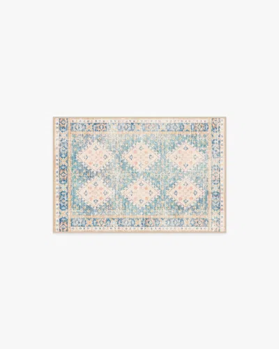 Ruggable Zosia Blue Flatwoven Rug In Multi